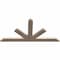 Ekena Millwork Saratoga Smooth Timber Gable Bracket, Douglas Fir, 48"W x 24"H x 1 1/2"D x 3 1/2"F, 12/12 Pitch GBW048X24X0204SAR00SDF - alternate 5
